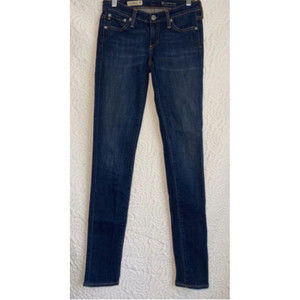 AG Adriano Golschmied The Legging Super Skinny Fit Jeans Blue Low Rise Size 24R